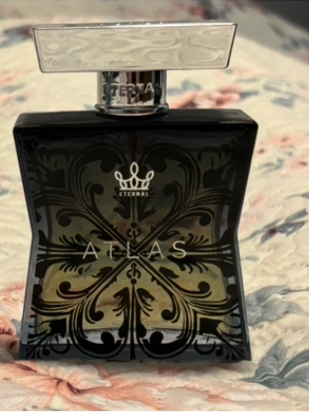 Eterna Atlas Black and Clear Decorative Fragrance Bottle 2for1